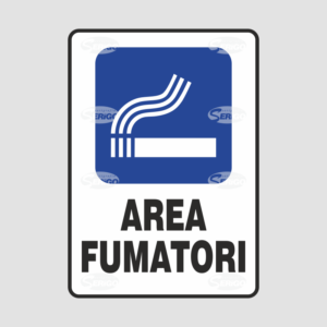 Cartello area fumatori