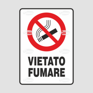 Cartello vietato fumare